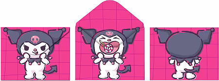 ����������: �����-������� � ������������� ������� � ������� "Kuromi", A4, 180 ���