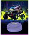 Тетрадь 12 листов, крупная клетка BG "Off-road"