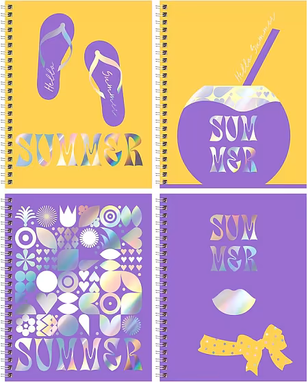 ����������: ������� 48 ������, A5, ����� �� ������ "Summer"